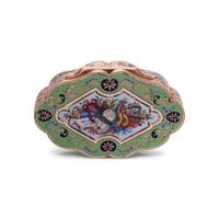A Gold and Enamel Snuff Box Made for the Turkish Market