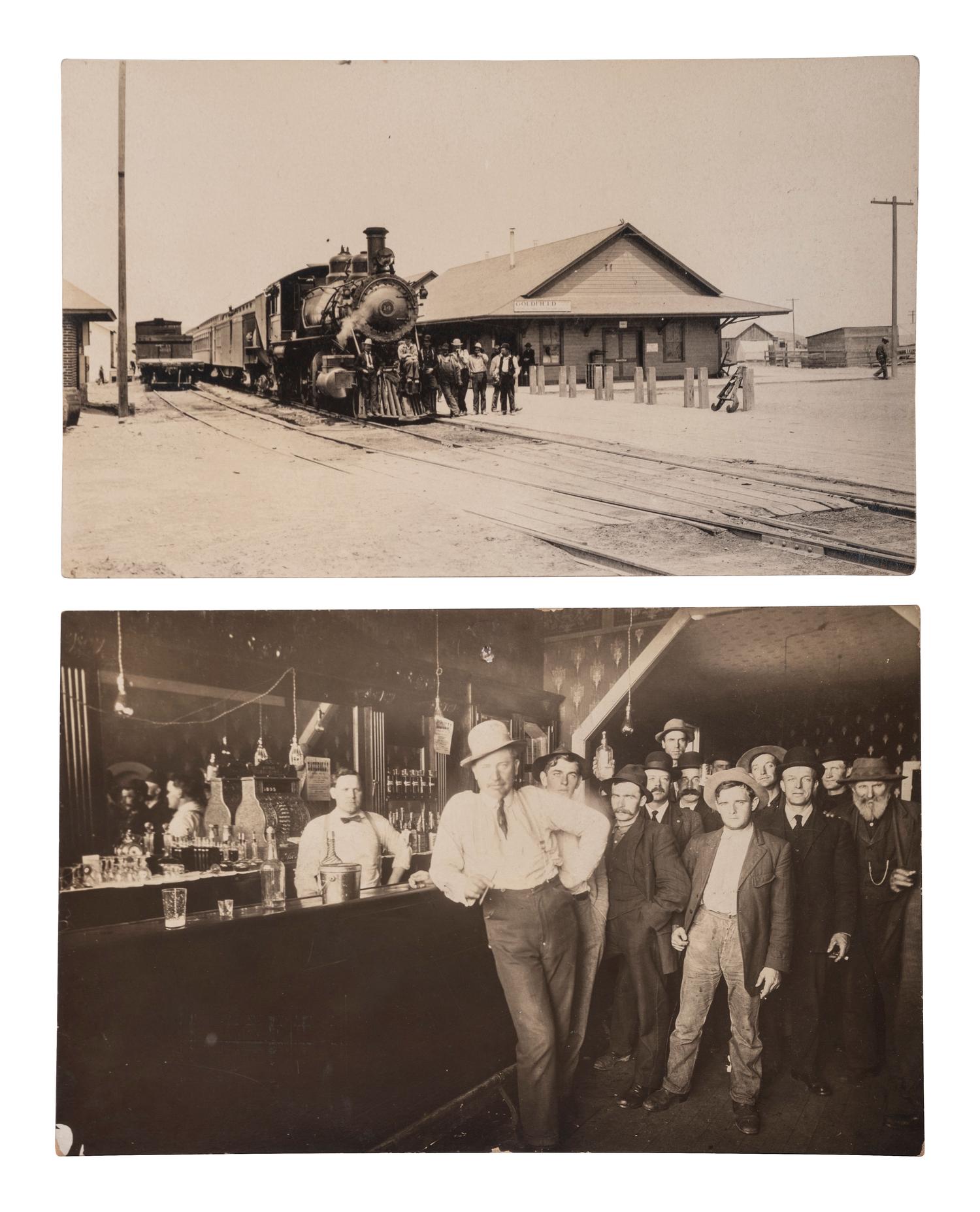 [WESTERN AMERICANA]. A group of approx. 60 RPPCs and photographs from Nevada.
