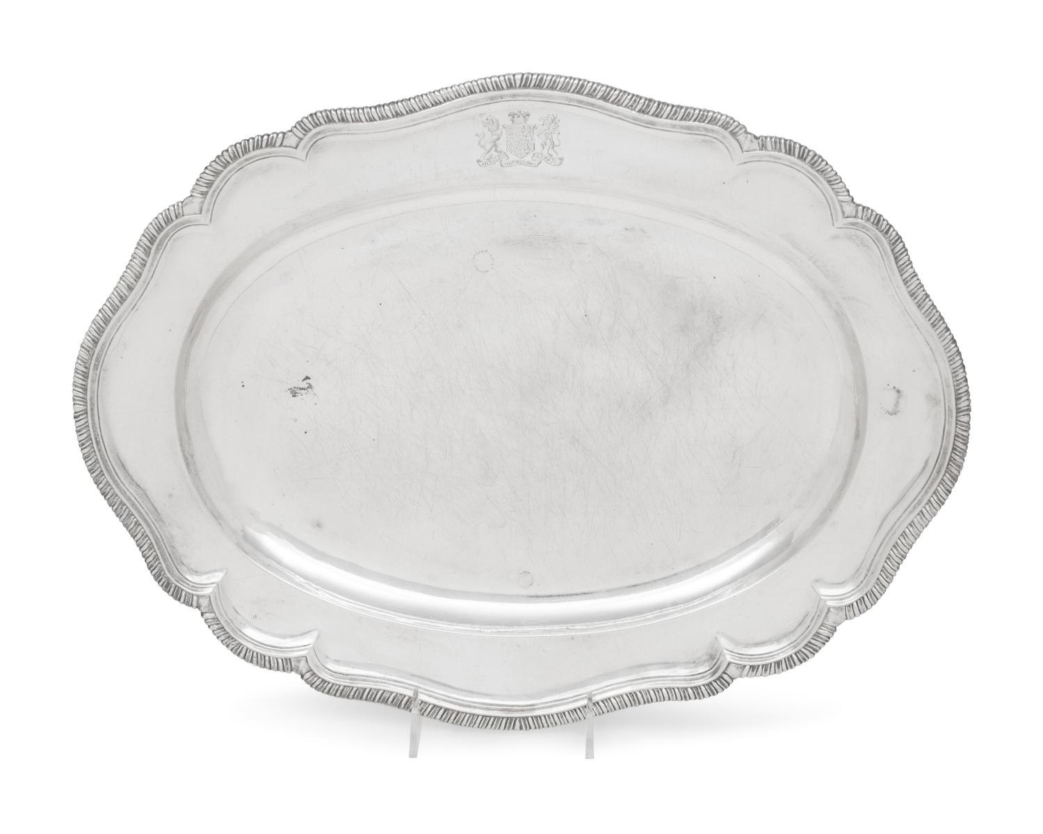 A George I Britannia Silver Serving Tray
