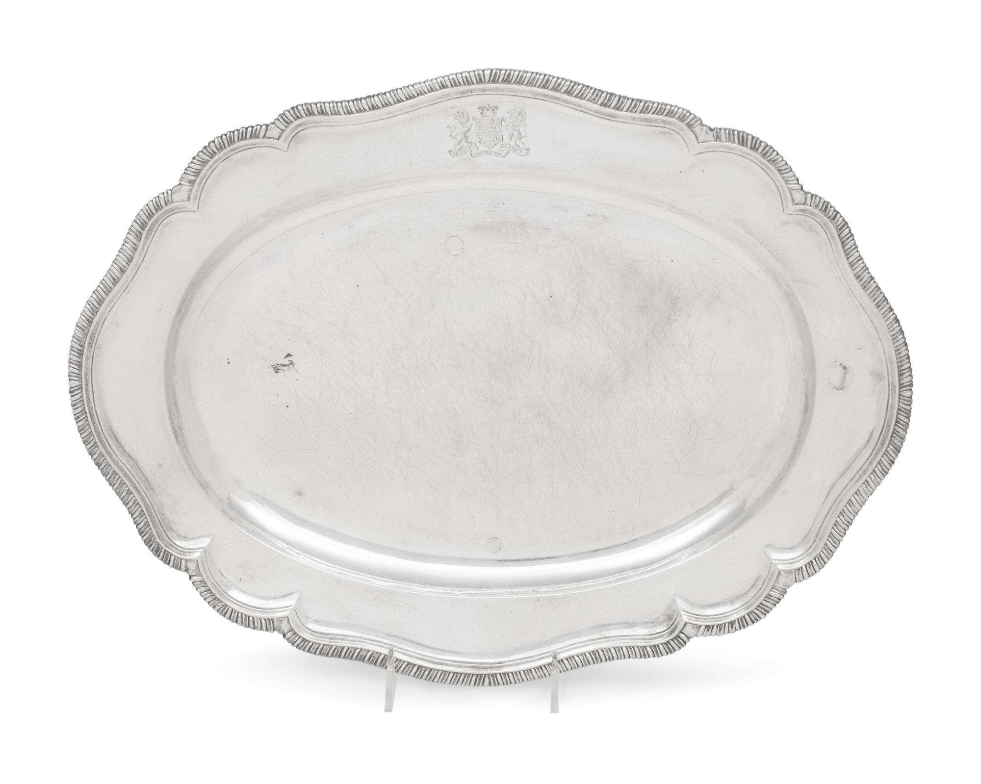 A George I Britannia Silver Serving Tray