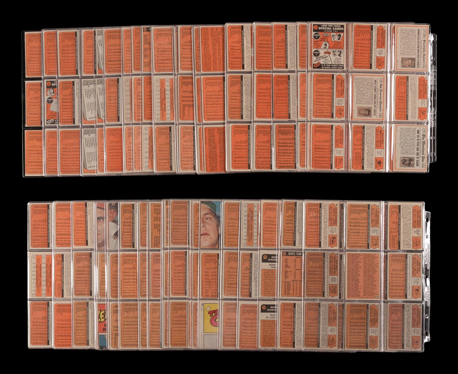 A Complete Set of 1972 Topps Baseball Cards (787/787)