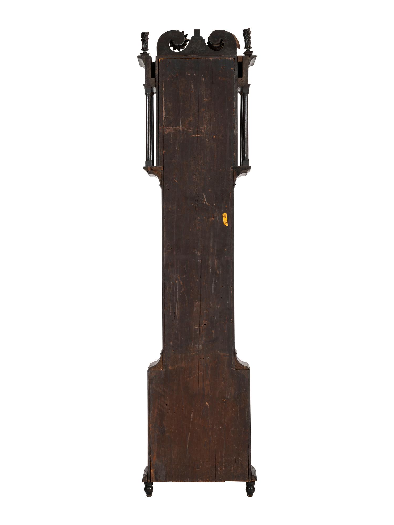 A German-Pennsylvania Mahogany Tall Case Clock