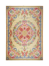 A Savonnerie Style Wool Rug