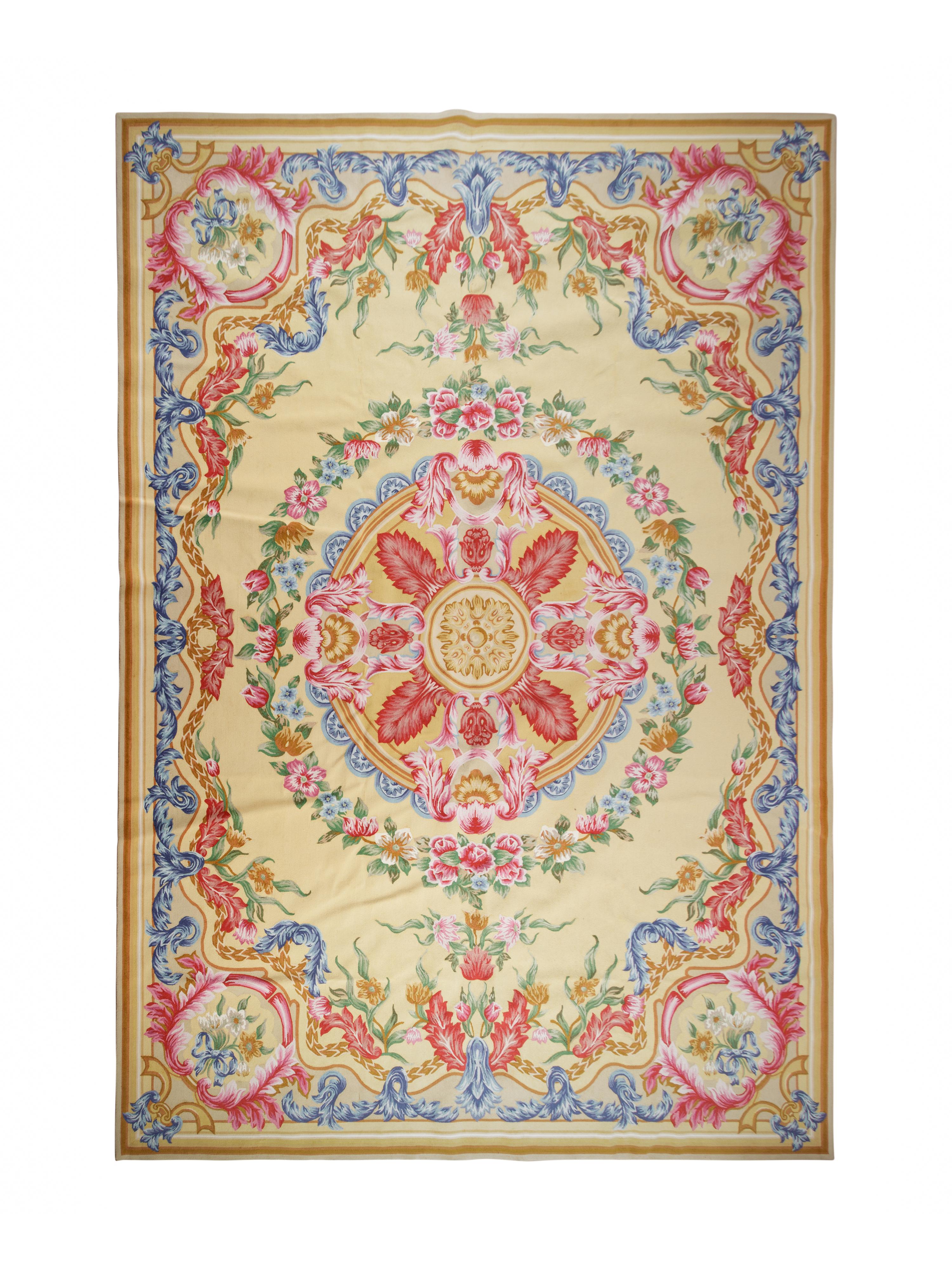 A Savonnerie Style Wool Rug