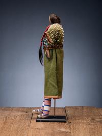 Crow Beaded Doll