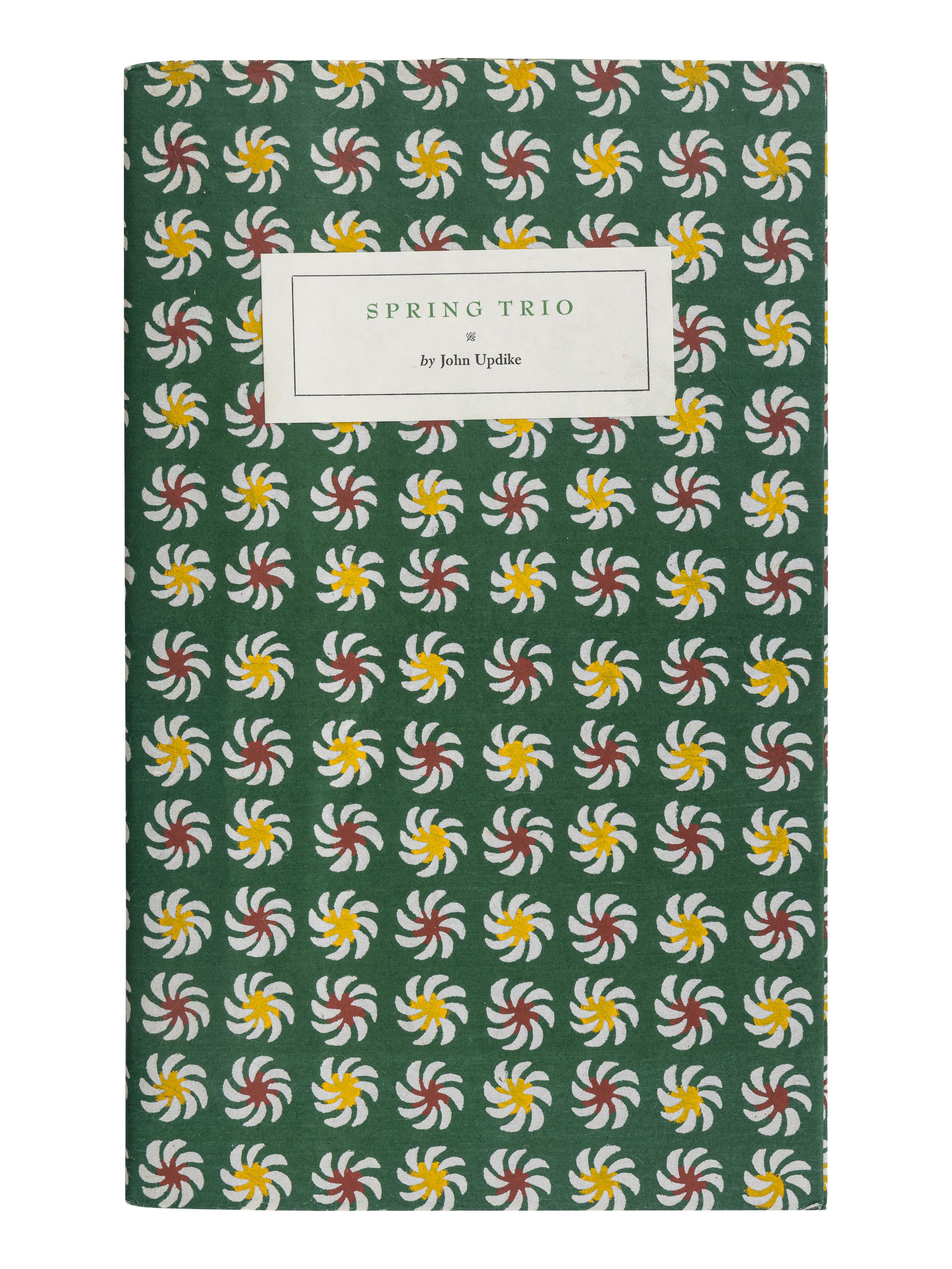 UPDIKE, John (1932-2009). Spring Trio . Winston Salem, NC: Palaemon Press, 1982.