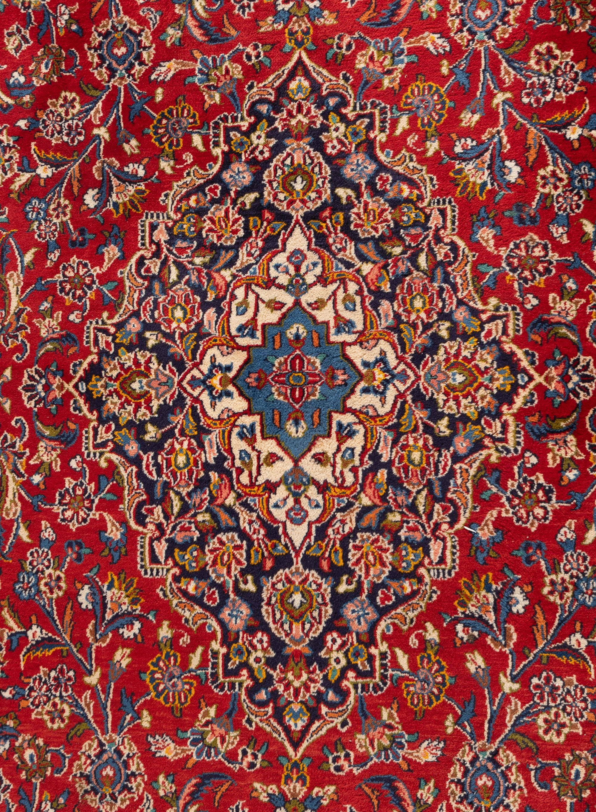 A Kashan Wool Rug