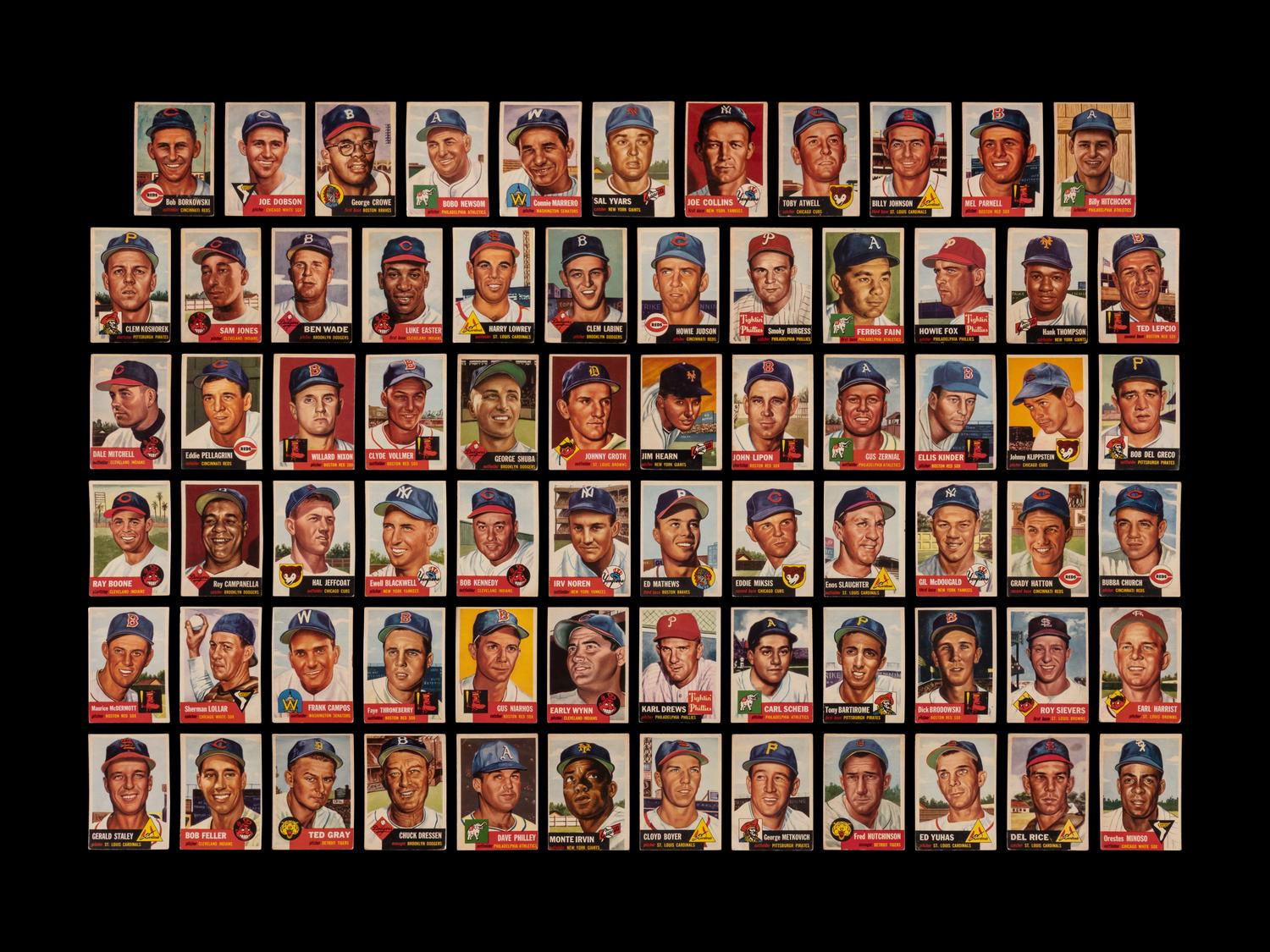 A Near Set of 1953 Topps Baseball Cards (269/274)