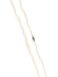 NATURAL PEARL AND DIAMOND NECKLACE