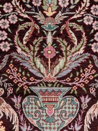 A Turkish Silk Prayer Rug