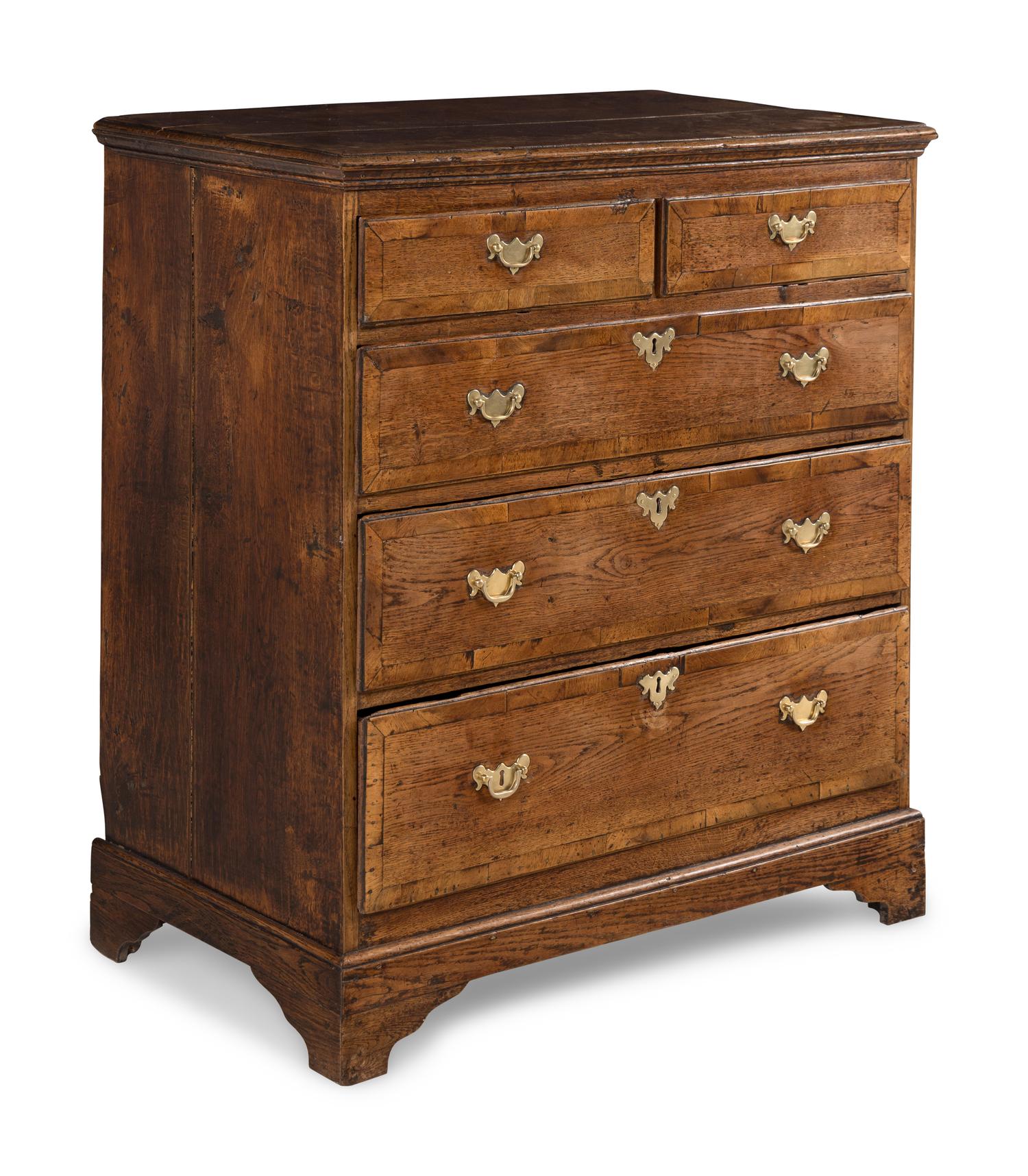 A George III Oak Chest of Drawers