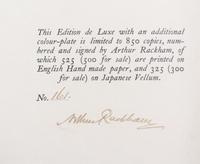 (HALPIN, BILL; RACKHAM, ARTHUR) EVANS, C.S. Cinderella. London/New York, 1919. Finely bound by Bill Halpin. Limited, signed.