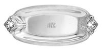 An American Silver Dish, International Silver Co., Meriden, CT, in the Royal Danish pattern, the dish centered with the engraved monogr