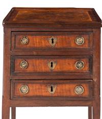 A Directoire Burlwood and Walnut Chiffonière