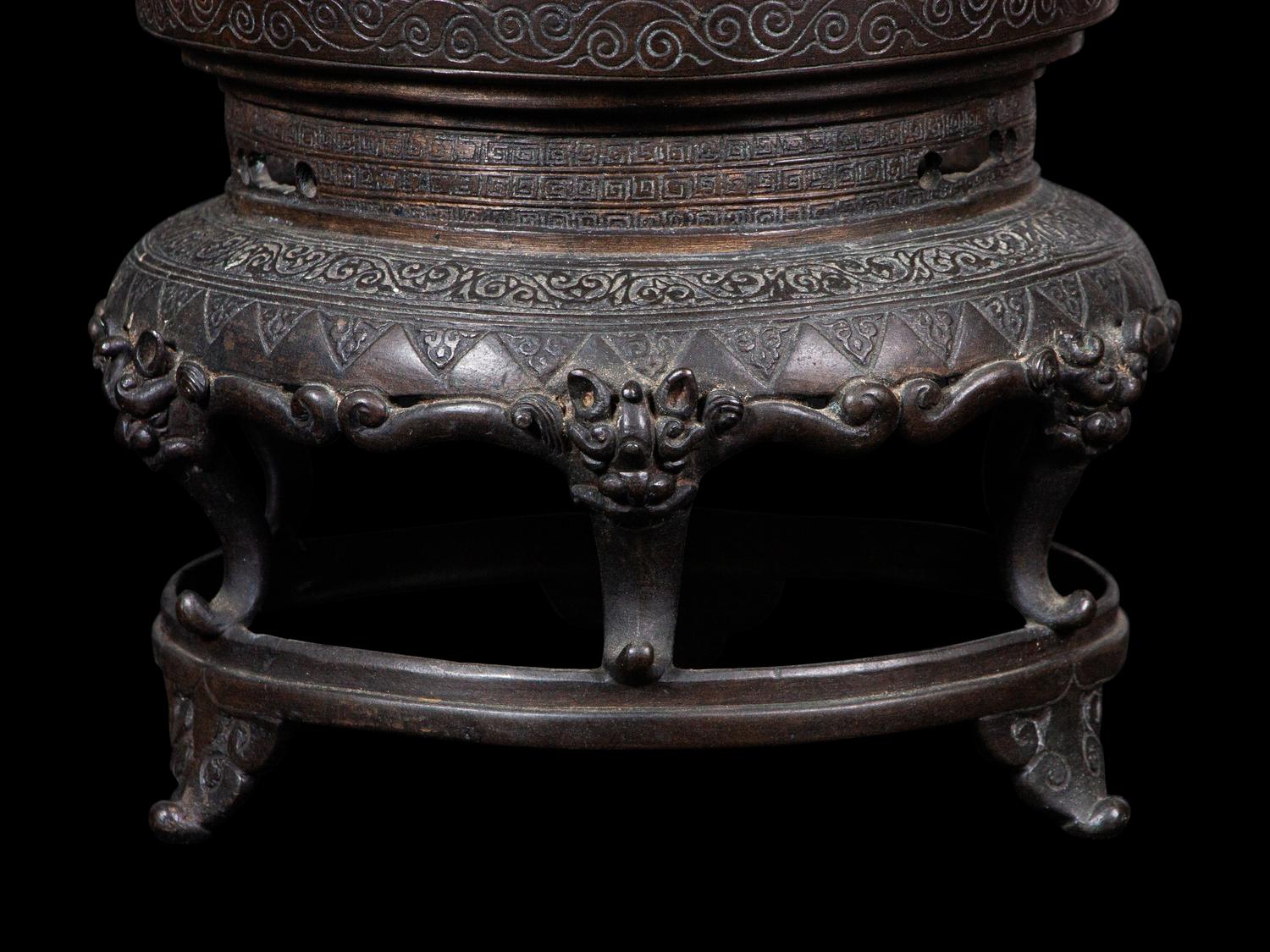 Three Japanese Bronze Articles