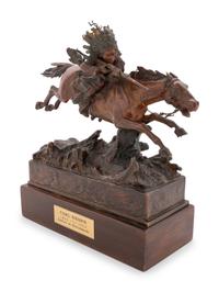 Indian Warrior on Horseback