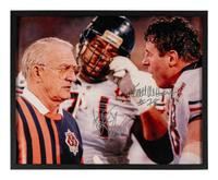A Large Group of Chicago Bears Signed Autograph Memorabilia Featuring Lance Briggs, Mike Singletary and Otis Wilson