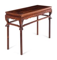 A Chinese Huanghuali Altar Table