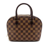 A Louis Vuitton Damier Canvas Sarria Bag, 8 1/2 x 6 1/2 x 3 1/2 inches.