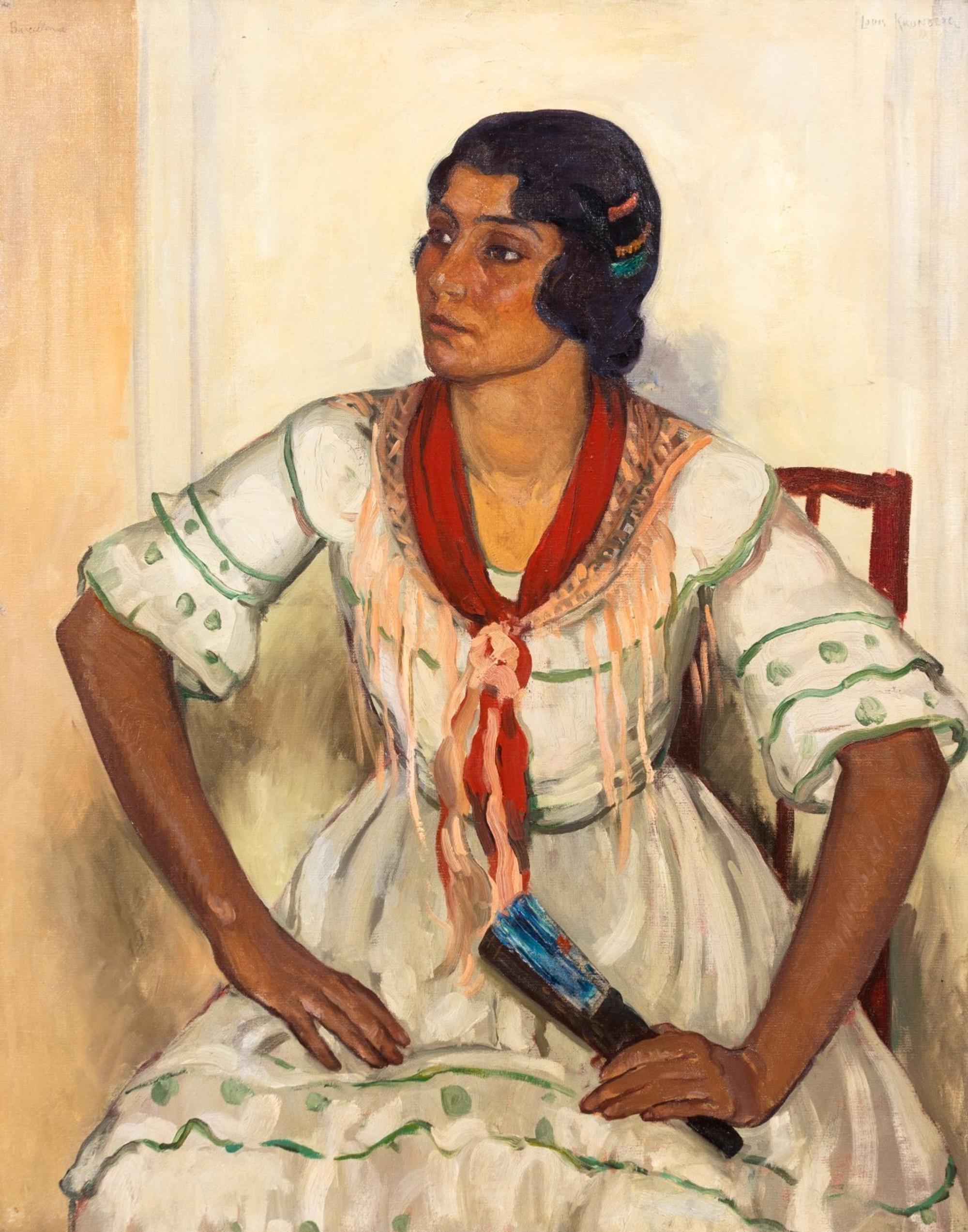 Louis Kronberg (American, 1872-1965) Barcelona