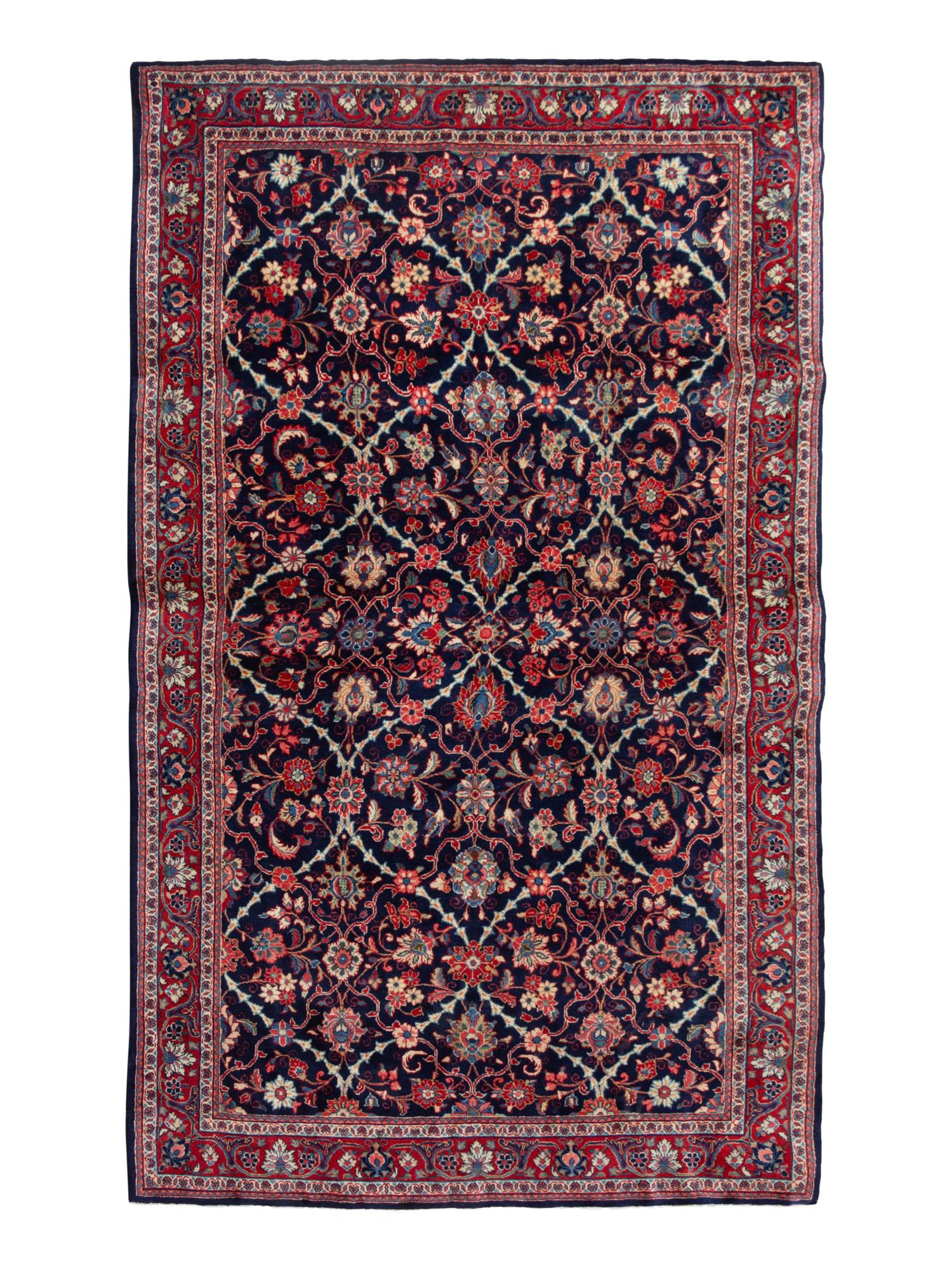 A Kashan Wool Rug