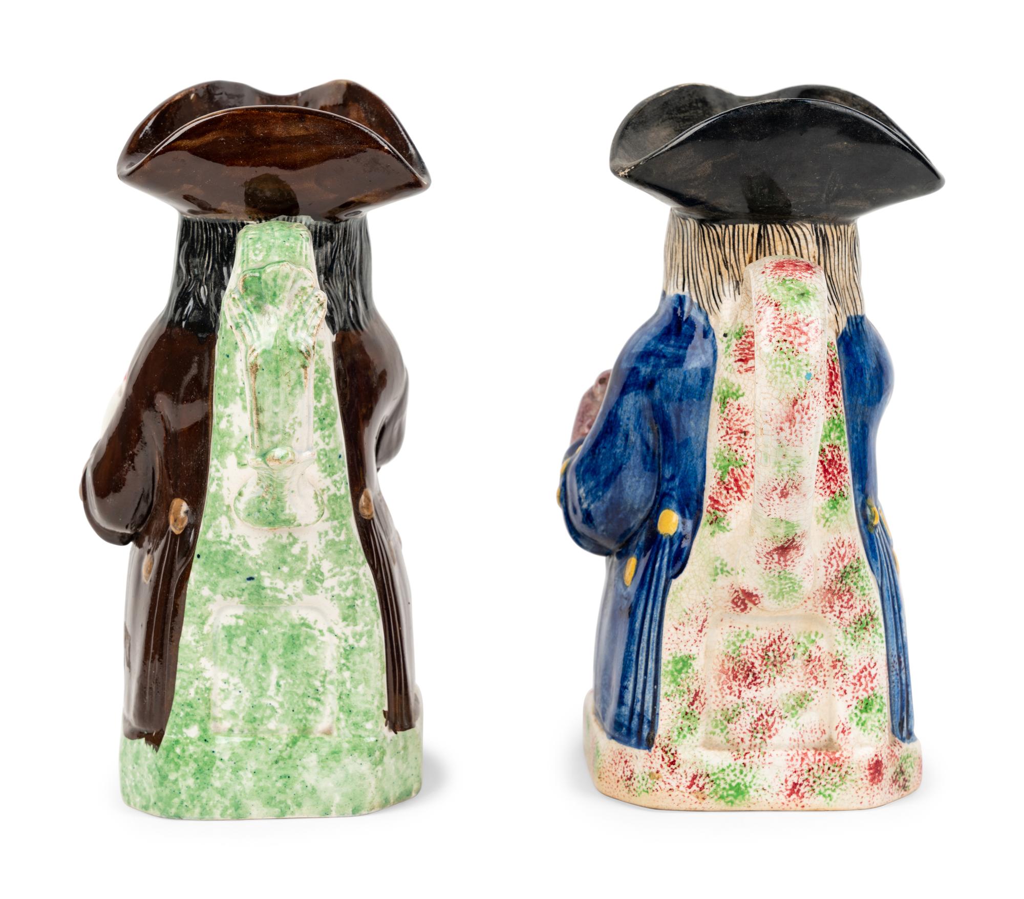 A Portobello Type Toby Jug and Another Toby Jug