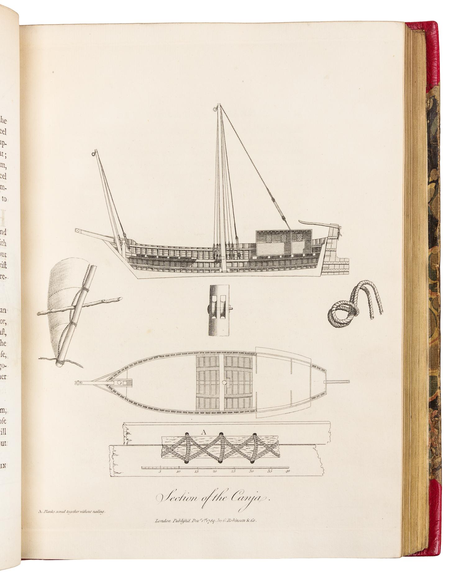 BRUCE, James. Travels to Discover the Source of the Nile. -[Appendix]: Select Specimens of Natural History. London, 1790. FIRST EDITION