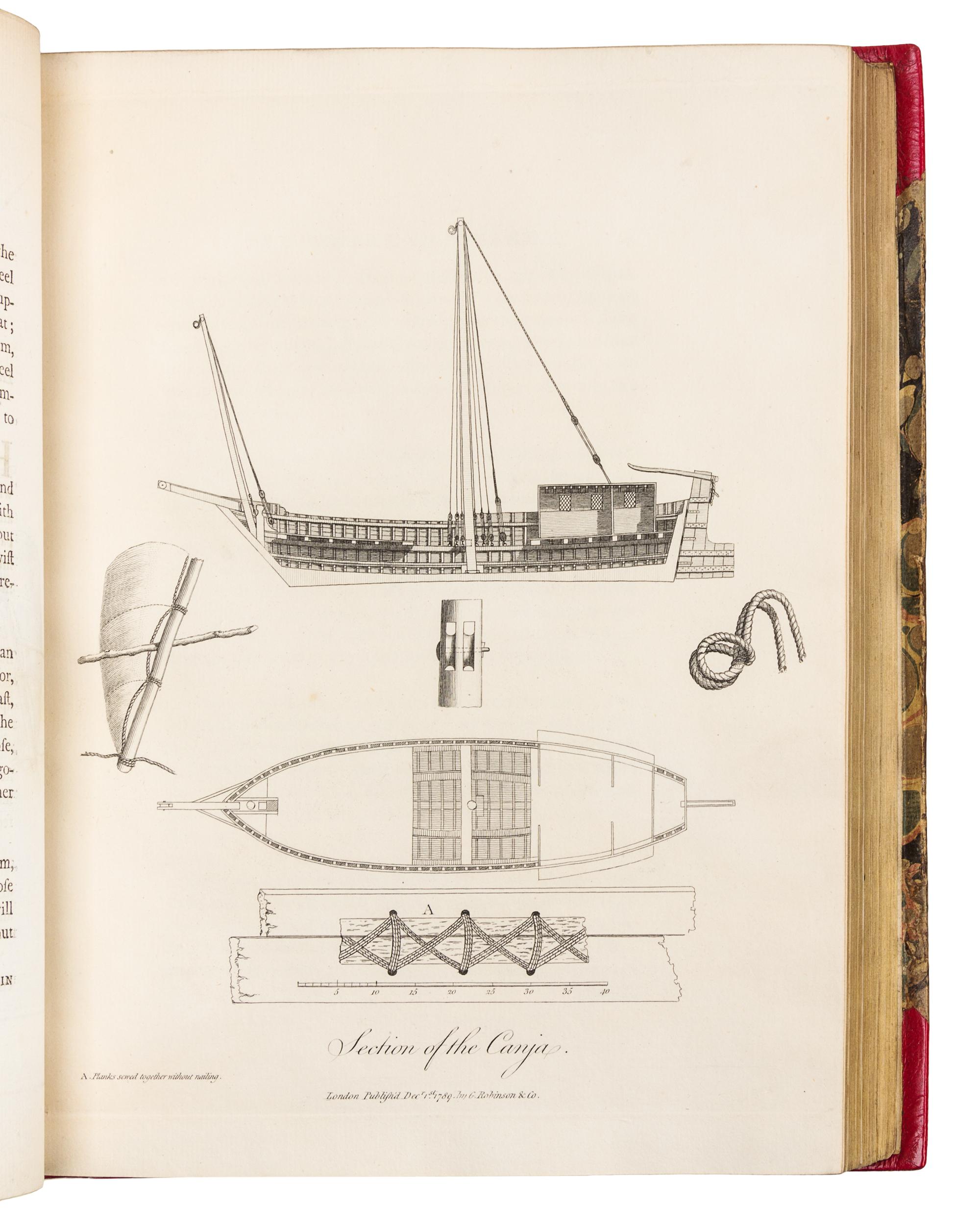 BRUCE, James. Travels to Discover the Source of the Nile. -[Appendix]: Select Specimens of Natural History. London, 1790. FIRST EDITION
