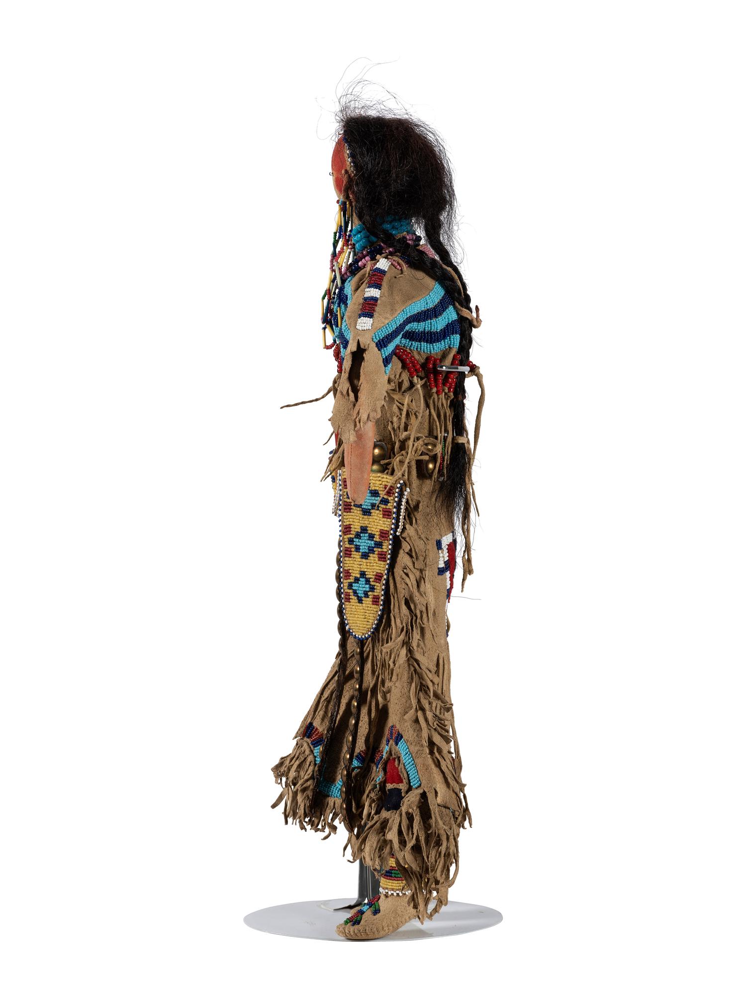 Beaded Hide Doll