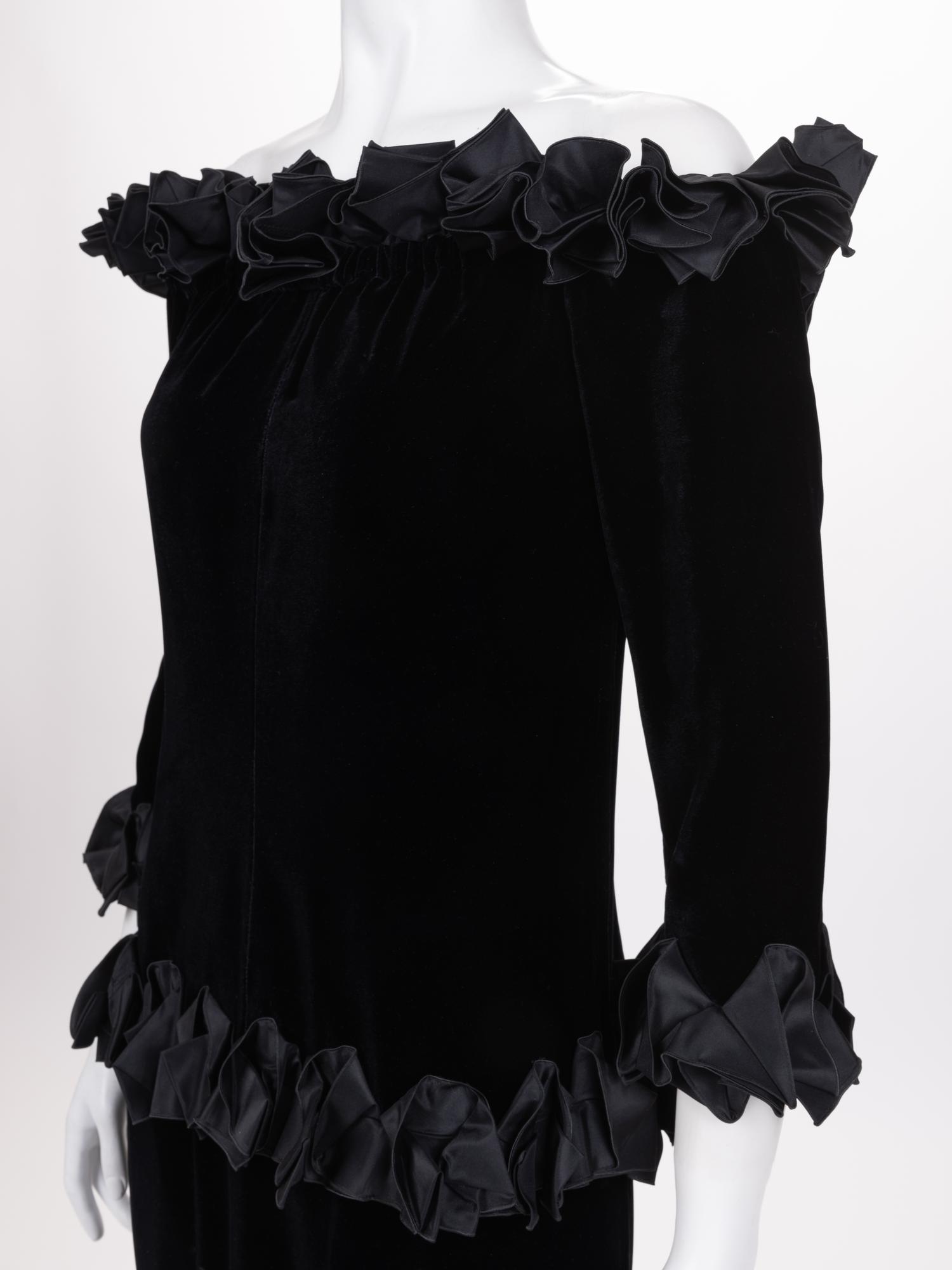 Two Yves Saint Laurent Dresses, 1980-2000s