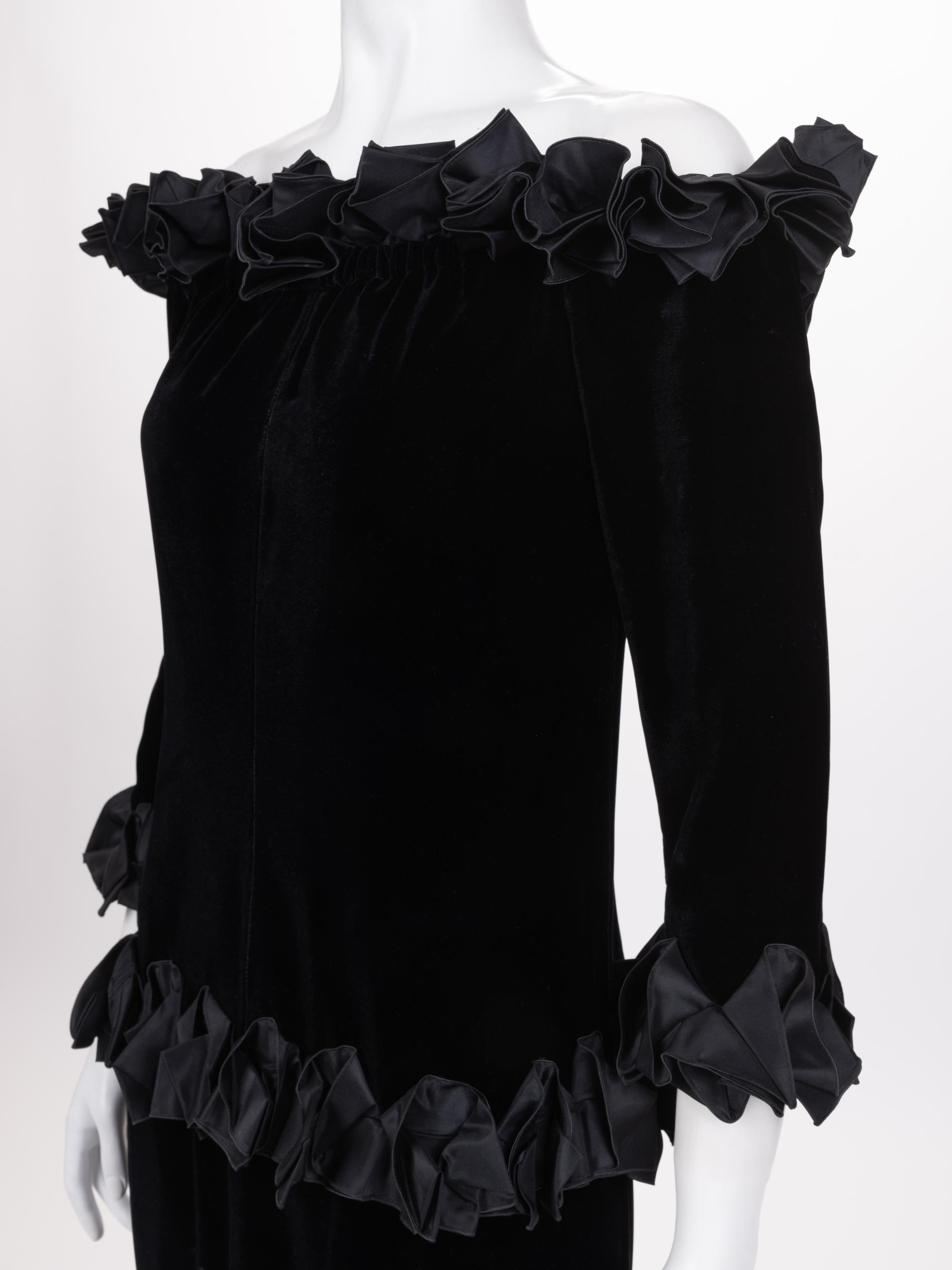 Two Yves Saint Laurent Dresses, 1980-2000s