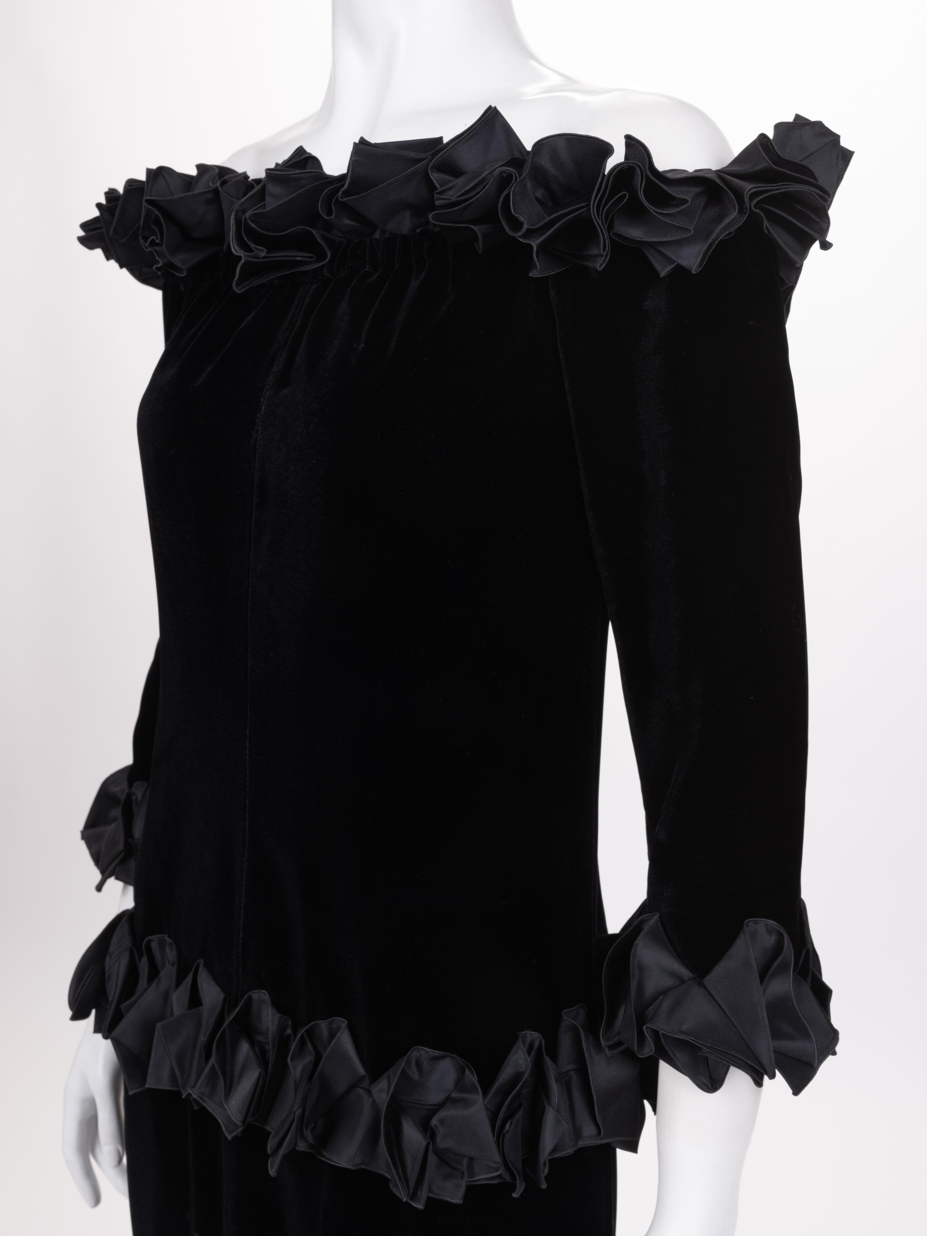 Two Yves Saint Laurent Dresses, 1980-2000s