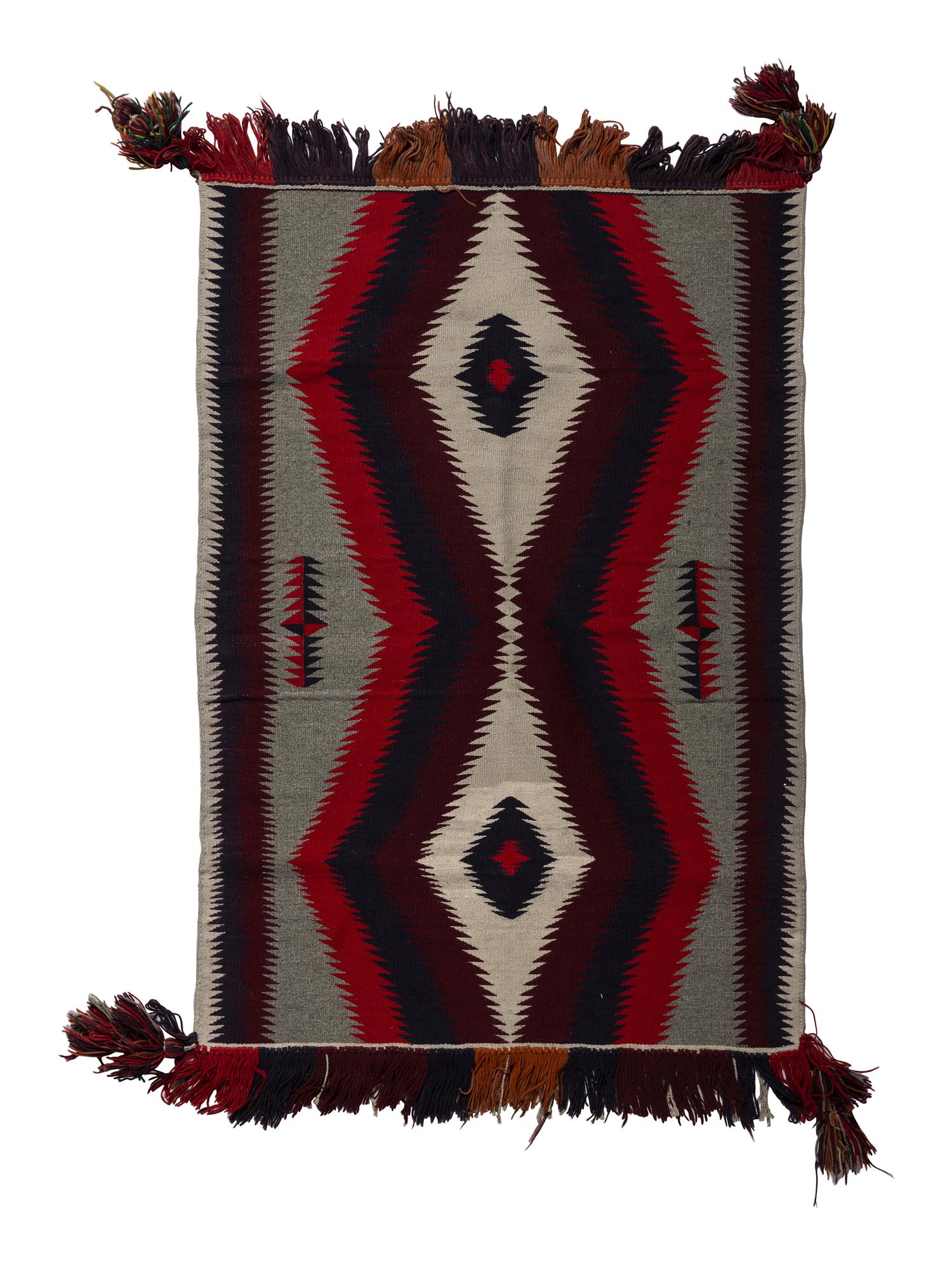 Late Germantown Double Sunday Saddle Blanket / Weaving