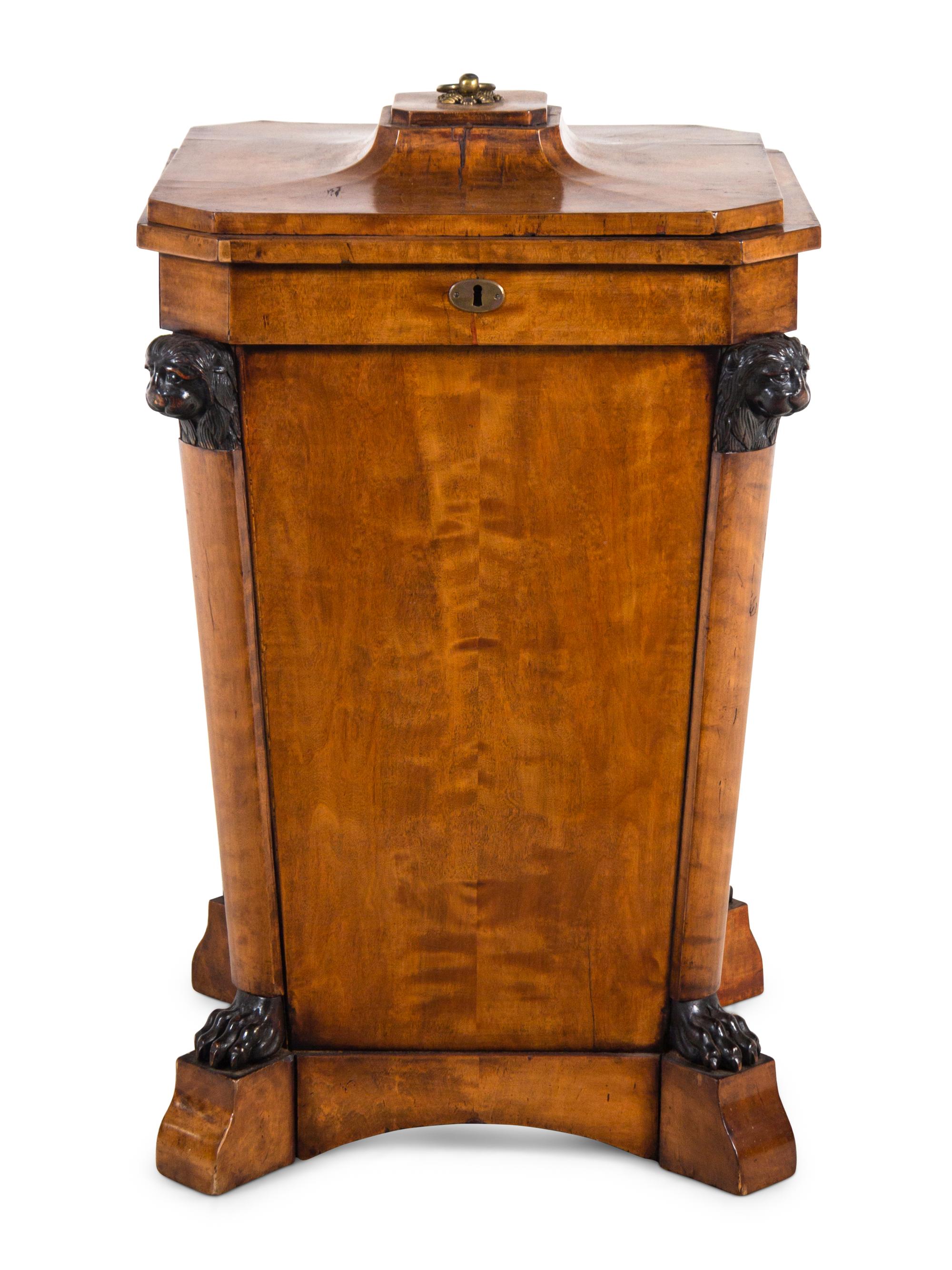 A Massive Regency Parcel Ebonized Mahogany Cellarette