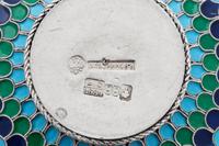 A Russian Silver and Enameled Master Salt
