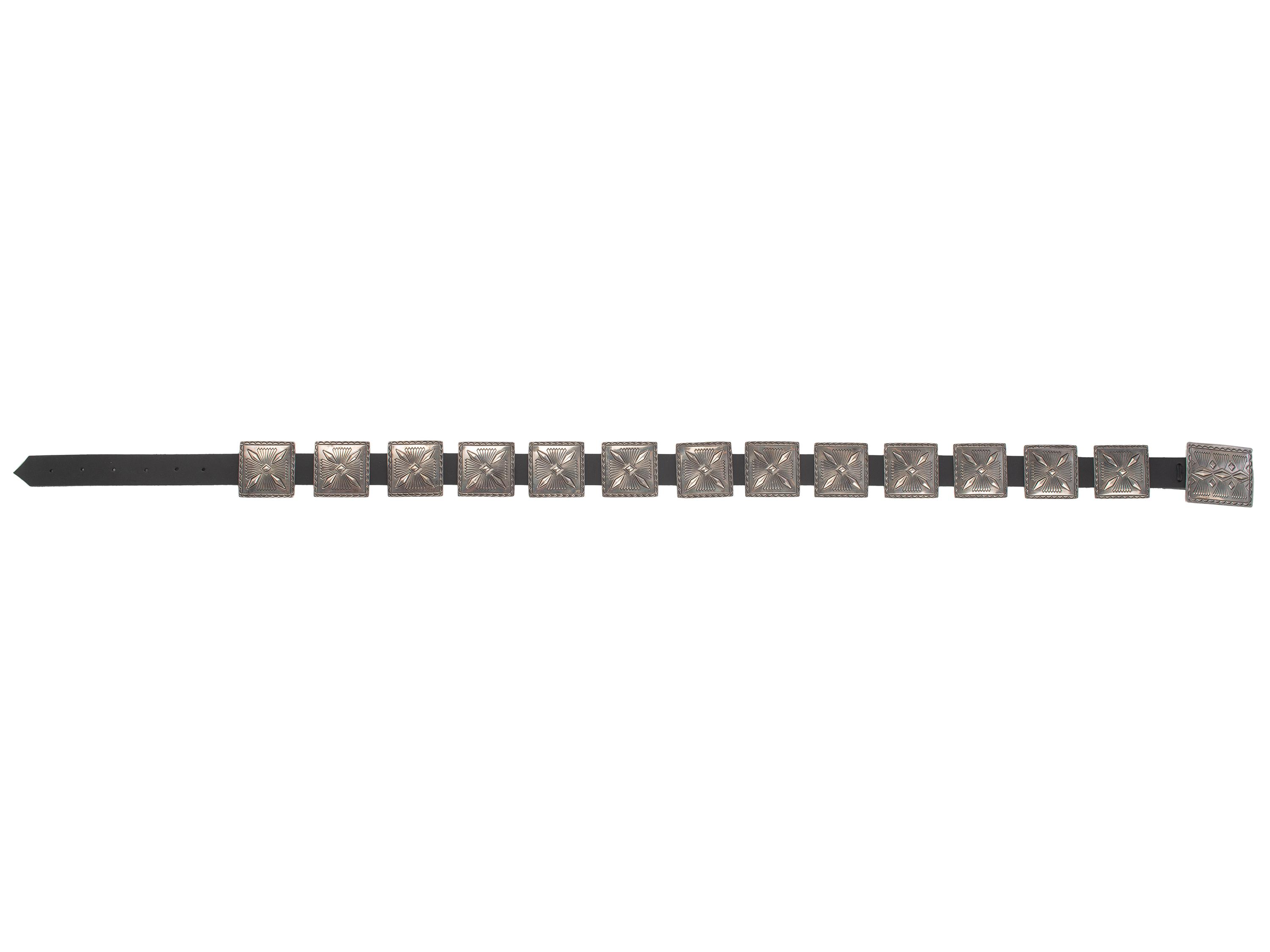 Sterling Silver Concha Belt