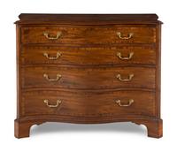 A George III Mahogany Serpentine Chest of Drawers