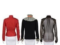 Three Yves Saint Laurent Tops: One Jacket and Two Blouses, 1970-2000s