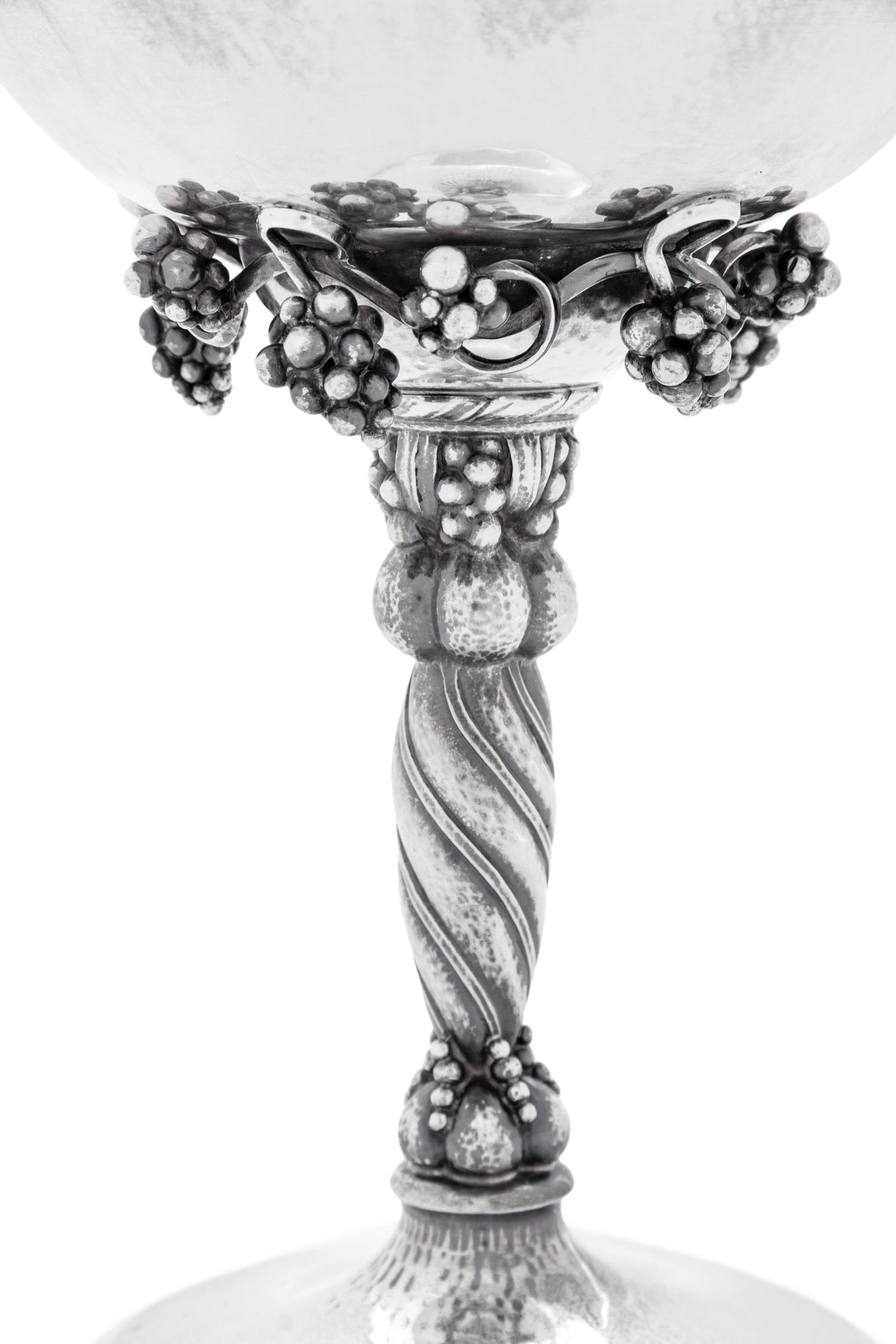 A Georg Jensen Silver Compote