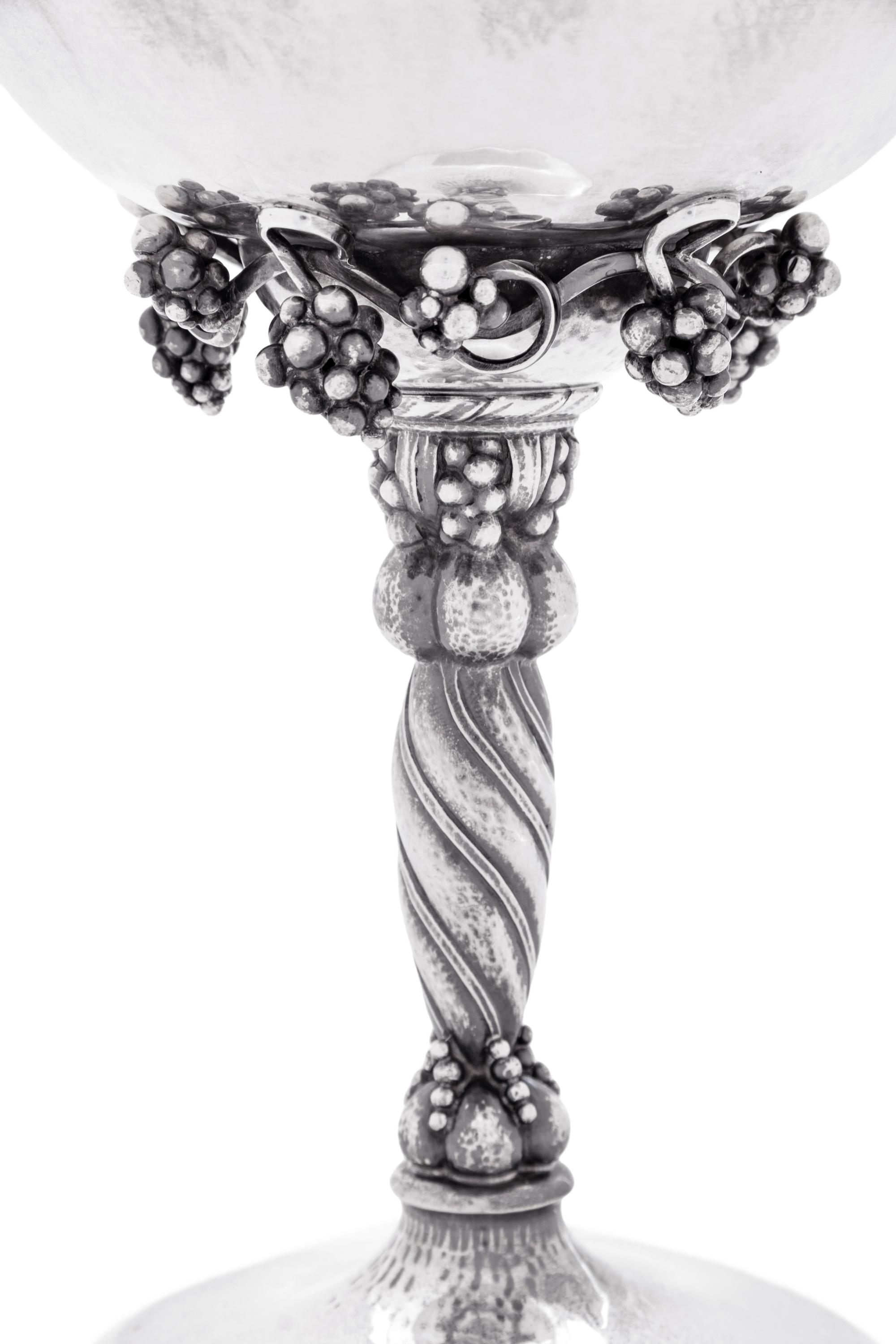 A Georg Jensen Silver Compote