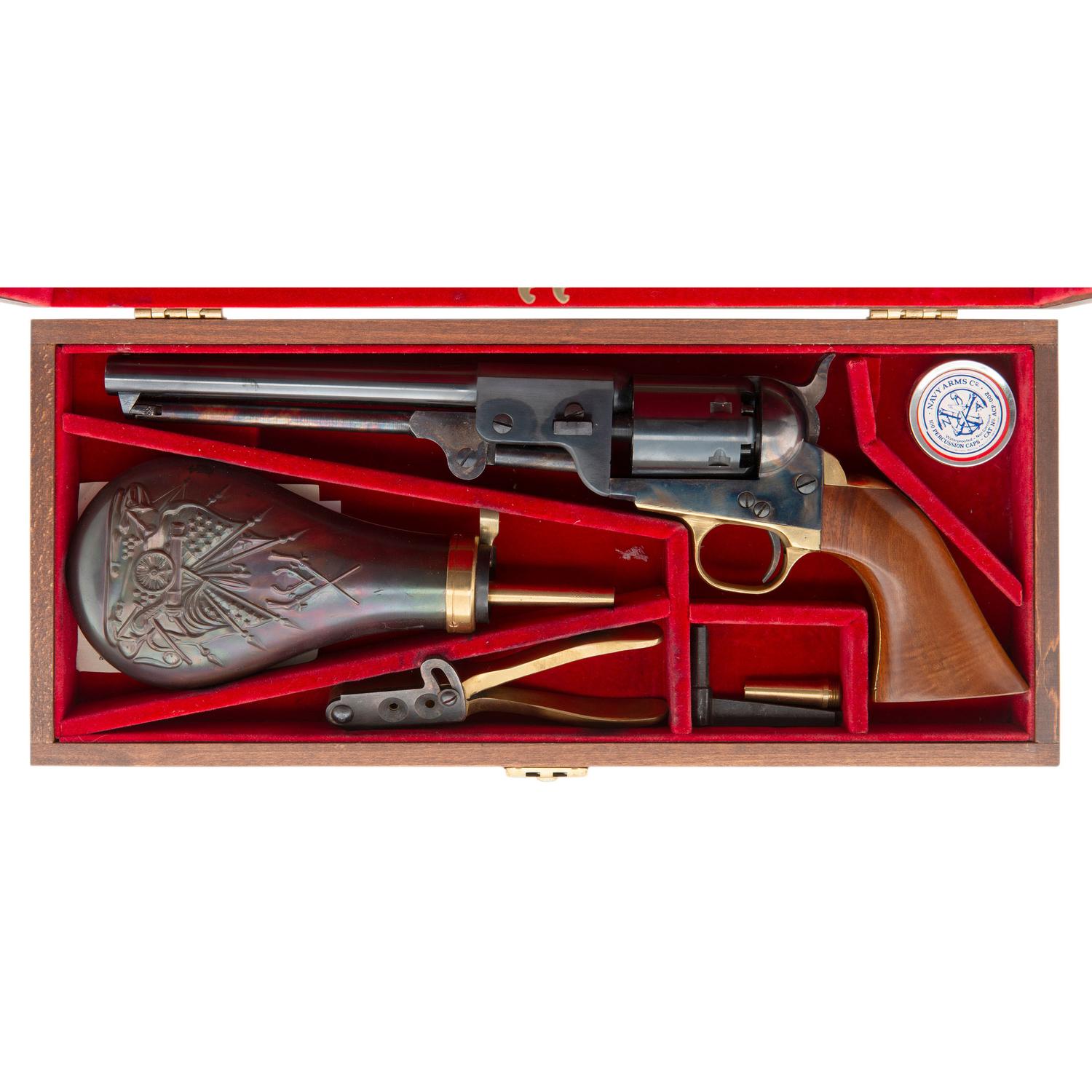 Uberti Replica Leech & Rigdon Revolver in Case