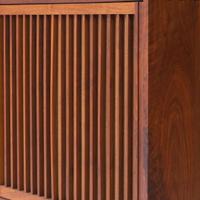 George Nakashima (American, 1905-1990) Double Sliding-Door Cabinet, New Hope, Pennsylvania, 1972