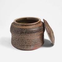 Karen Karnes (American, 1925-2016) Teapot and Large Lidded Jar, USA, late 20th century
