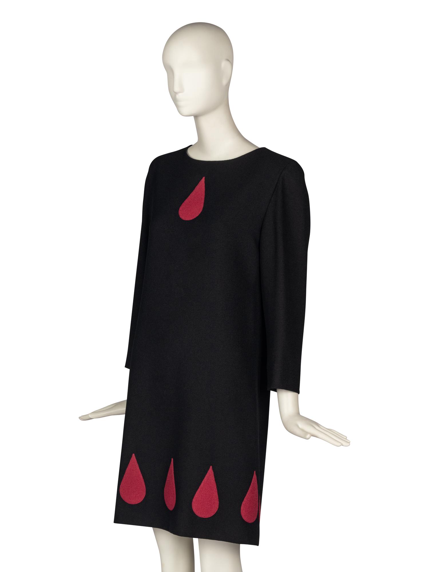 Pierre Cardin Haute Couture Teardrop Dress