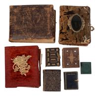 [EARLY PHOTOGRAPHY]. A group of 175+ cabinet card, CDV, and tintype portraits housed among 8 albums.