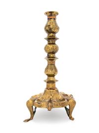 A Khorasan Bronze Candlestick