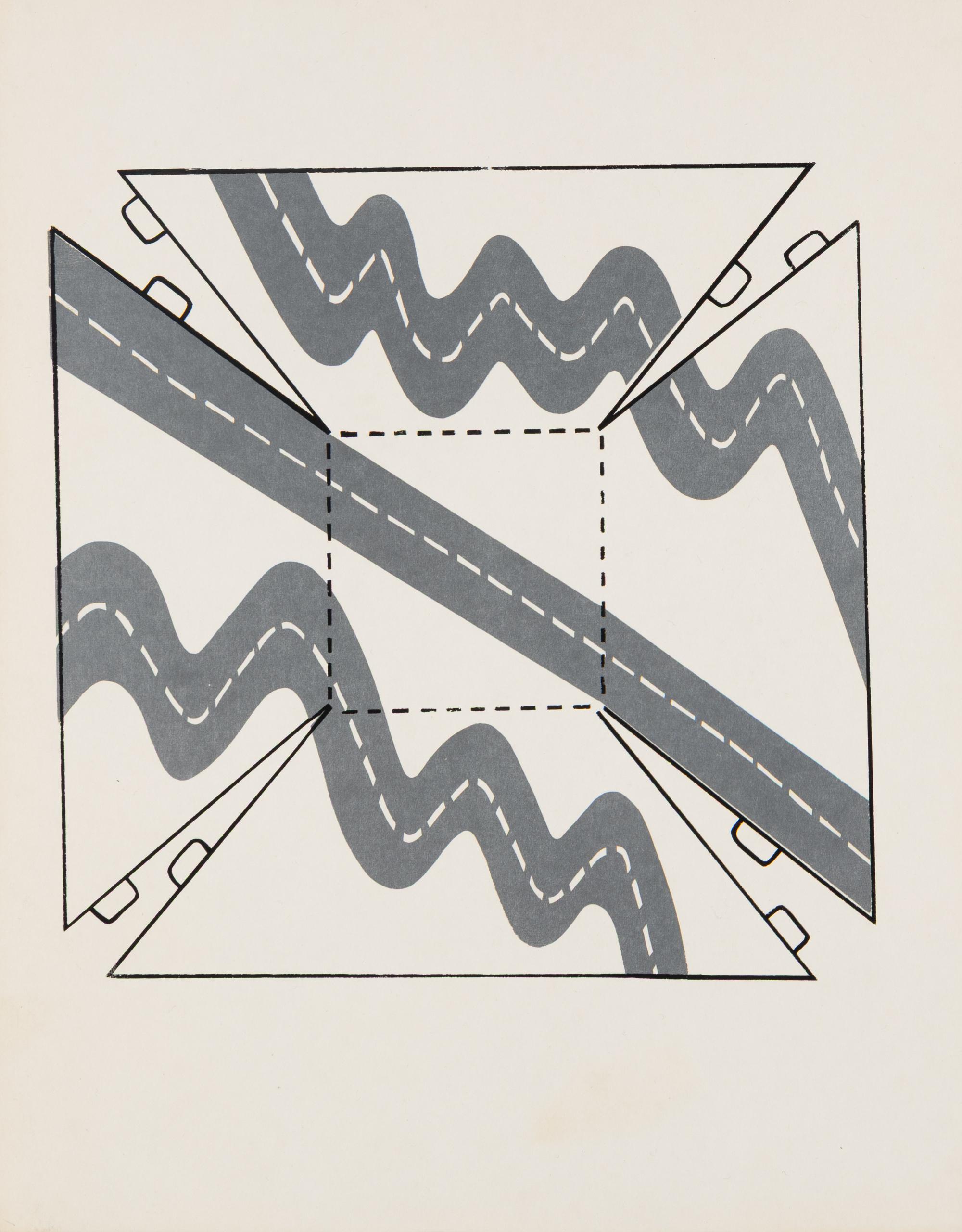 Roger Brown (American, 1941-1997) — Roads , 1967