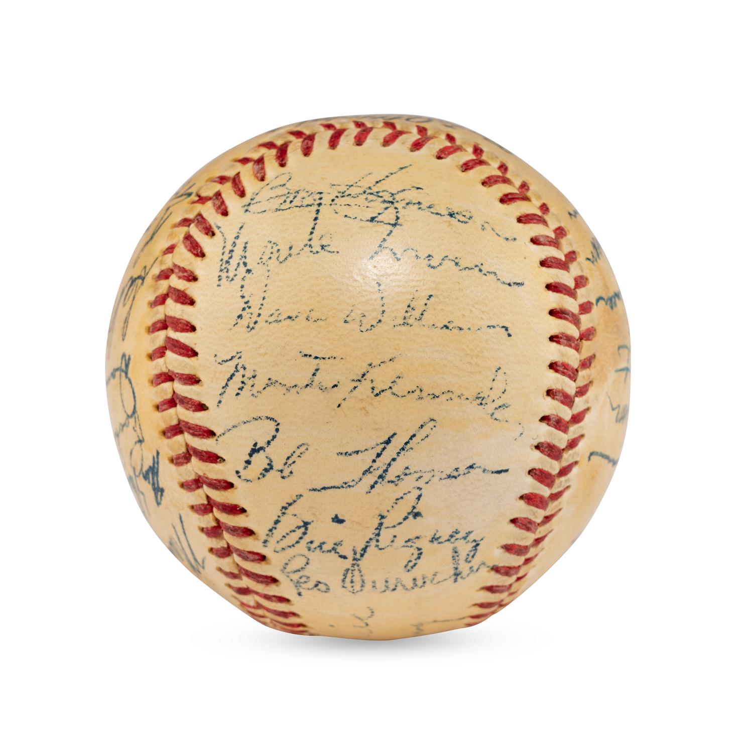 A 1952 New York Giants Team Signed Autograph Baseball (Beckett Authentication Services)