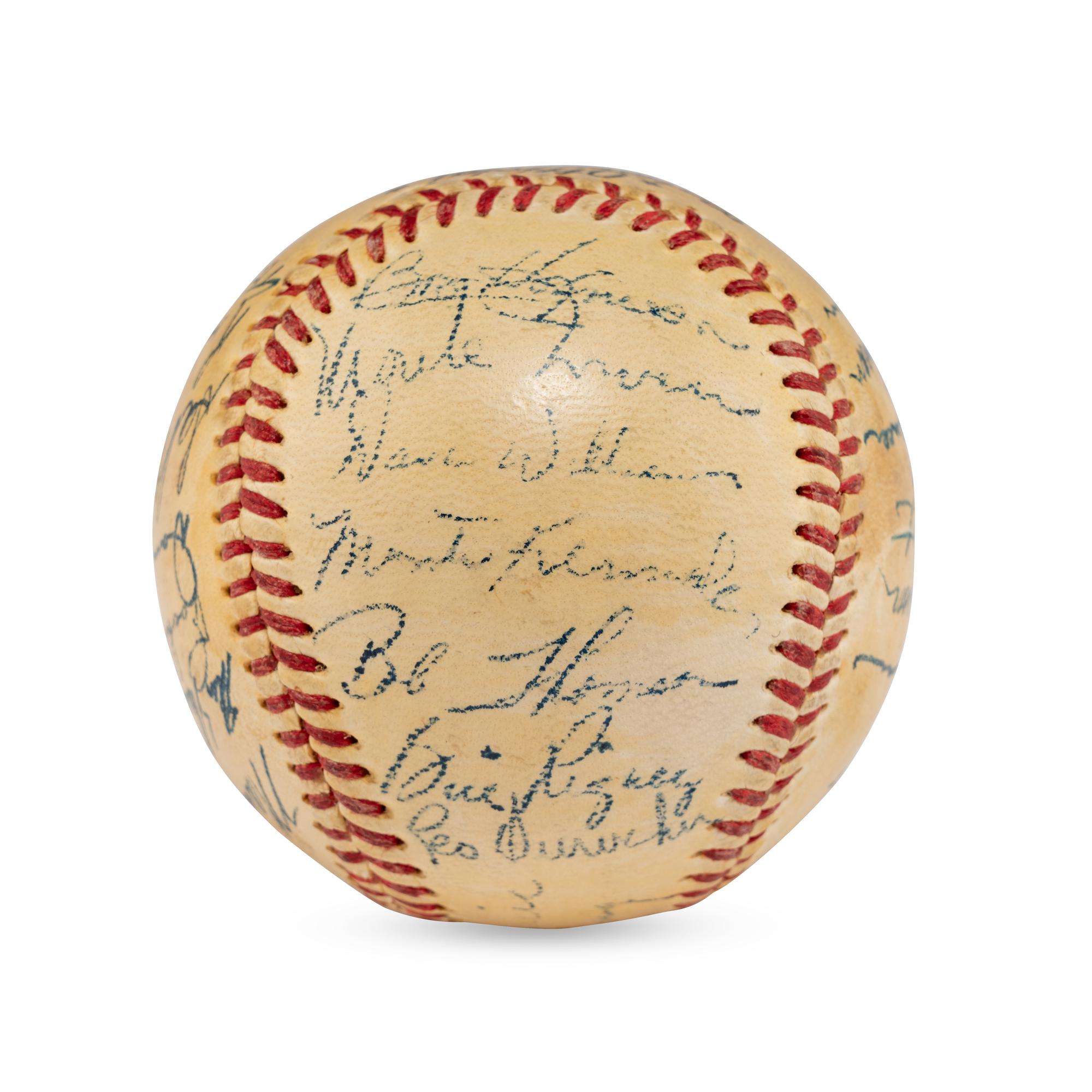 A 1952 New York Giants Team Signed Autograph Baseball (Beckett Authentication Services)