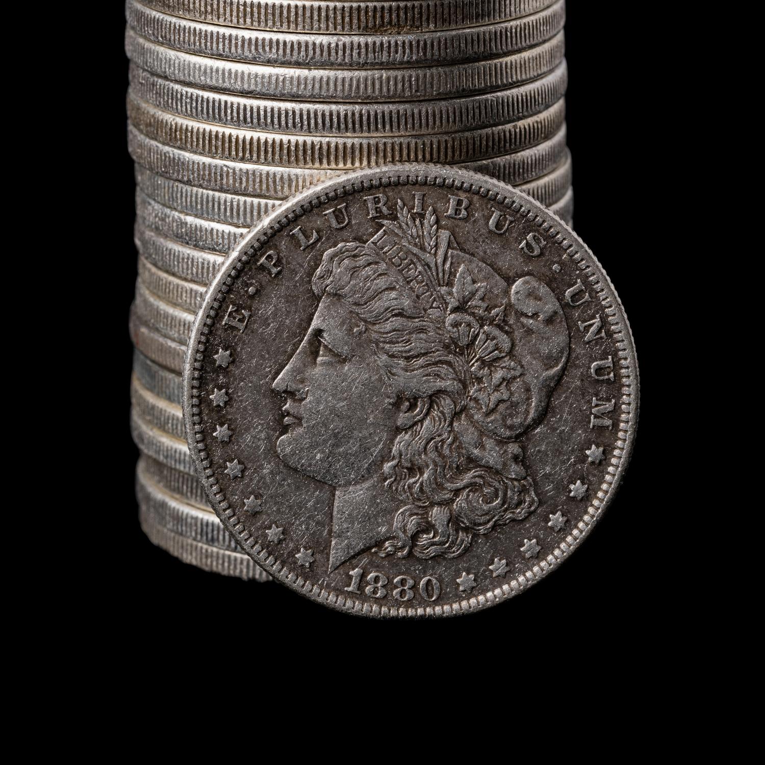 A Group of Twenty Morgan $1 Coins
